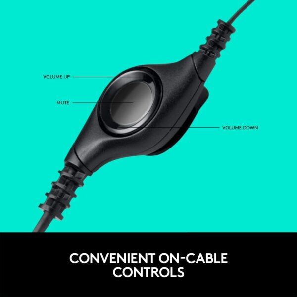 Logitech USB Headset H390 with Noise Cancelling Mic - Image 4