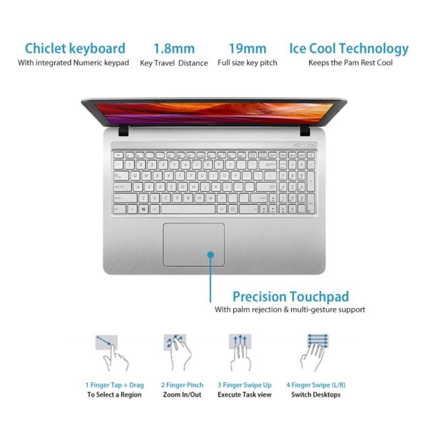 Asus X543U i5-8250U 8GB DDR4 RAM 1TB HDD 15.6" 2GB Dedicated Graphics - Image 4