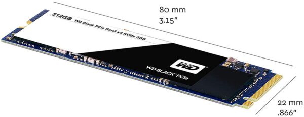 WD Black 512GB M.2 PCIe NVMe Performance SSD - Image 3