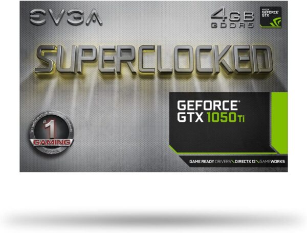 EVGA GeForce GTX 1050 Ti SC GAMING 4GB GDDR5 Graphics Card - Image 2