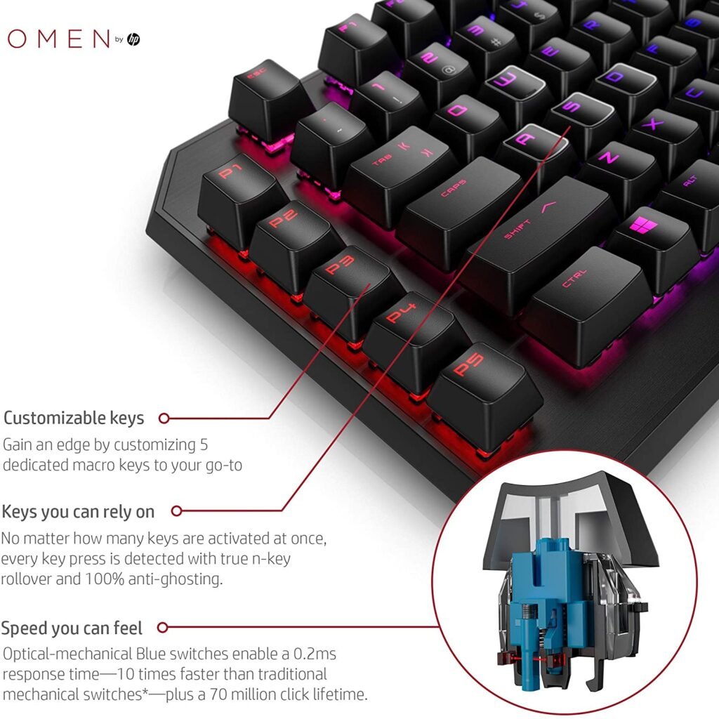 OMEN by HP Sequencer Gaming Keyboard 2VN99AA Bigwig PC