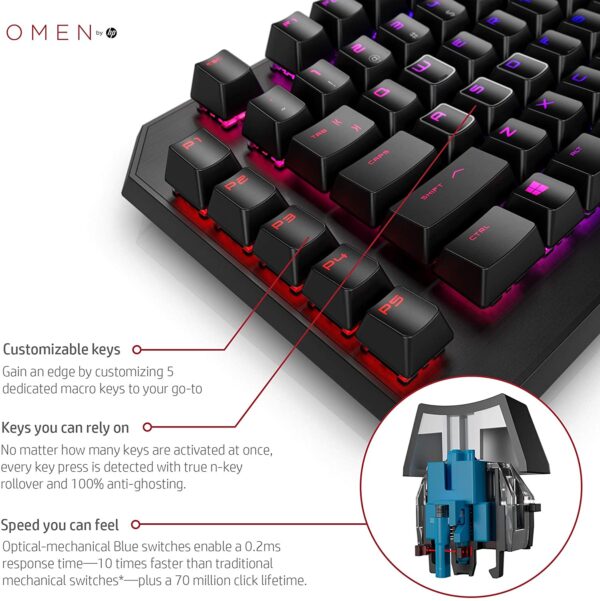 OMEN by HP Sequencer Gaming Keyboard - 2VN99AA - Image 2