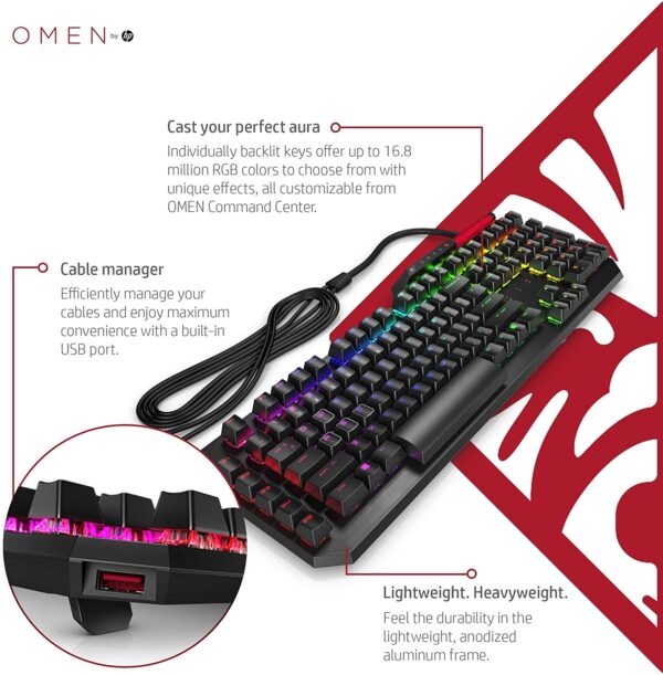 OMEN by HP Sequencer Gaming Keyboard - 2VN99AA - Image 3