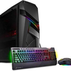 ROG Strix GL12 Gaming Desktop, 9th Gen 8-core Intel Core i7-9700F, NVIDIA GeForce RTX 2060 6 GB, 16 GB DDR4 RAM, 1 TB PCIe SSD