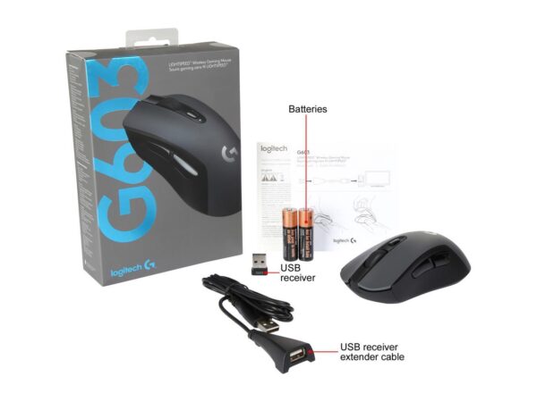 Logitech G603 LIGHTSPEED 12000 DPI Wireless Gaming Mouse - Image 2