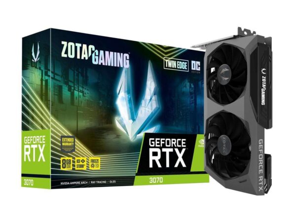 ZOTAC GAMING GeForce RTX 3070 Twin Edge OC LHR 8GB GDDR6 256-bit 14 Gbps PCIE 4.0 Gaming Graphics Card