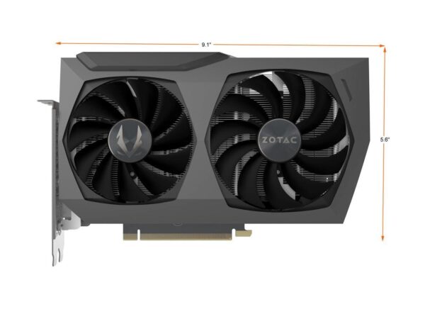 ZOTAC GAMING GeForce RTX 3070 Twin Edge OC LHR 8GB GDDR6 256-bit 14 Gbps PCIE 4.0 Gaming Graphics Card - Image 3