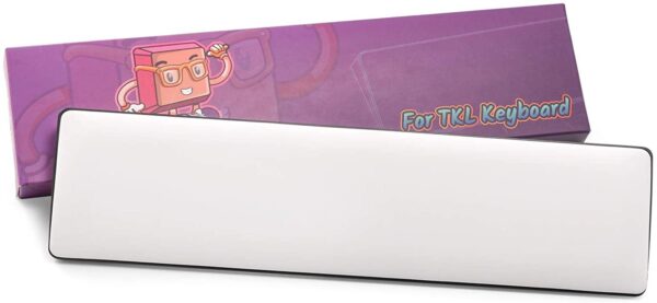 LTC 61 Keys 60% Keyboard Wrist Rest, Cushion Support Pads, White