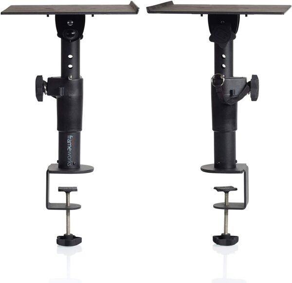 Gator Frameworks Desktop Clamp-On Studio Monitor and Speaker Stand - Pair - Image 10