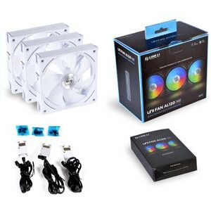 Lian Li UNI Fan AL120 ARGB Daisy Chain Fans 3-Pack