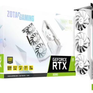 ZOTAC GAMING GeForce RTX 3080 Trinity OC White Edition LHR Graphics Card