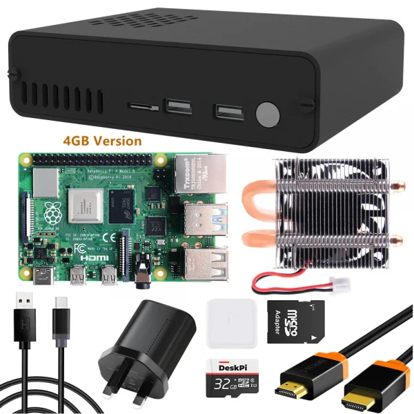 DeskPi Pro V2.0 Aluminum Case for Raspberry Pi 4 - Image 8