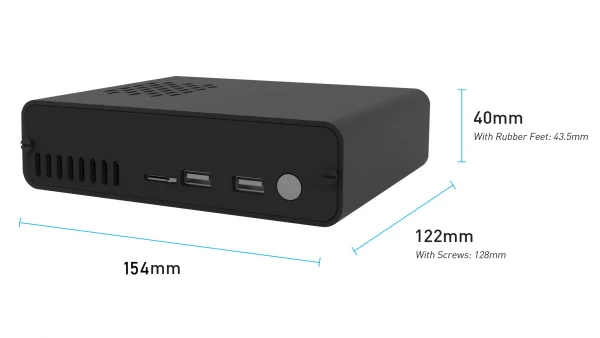 DeskPi Pro V2.0 Aluminum Case for Raspberry Pi 4 - Image 3