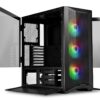 Lian Li Lancool II Mesh RGB E-ATX Computer Case with 3x120mm ARGB PWM Fans
