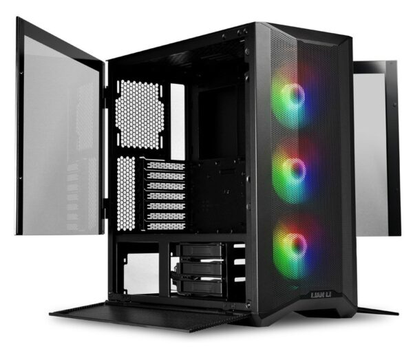 Lian Li Lancool II Mesh RGB E-ATX Computer Case with 3x120mm ARGB PWM Fans