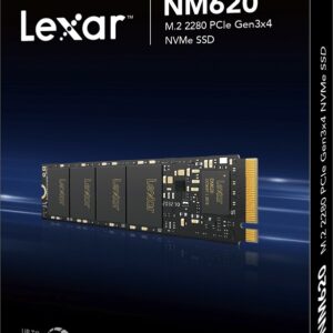 Lexar NM620 M.2 2280 NVMe PCIe Internal SSD